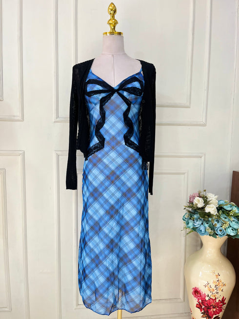 Mesh Bodycon Maxi Dress With Shrug